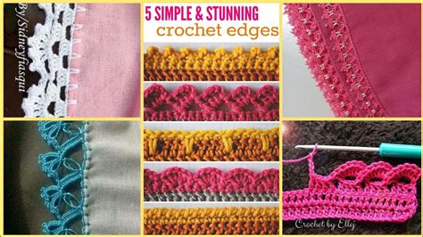 Different Beautiful Edgings And Borders Crochet Ideas Crochet Borders
