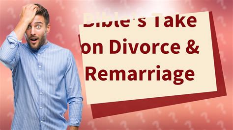 What Does The Bible Really Say About Divorce And Remarriage Youtube