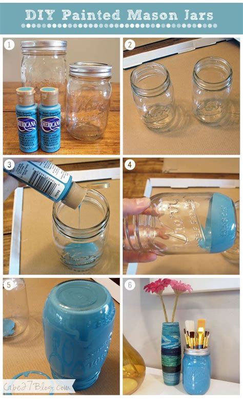 How To Paint Mason Jars A Step By Step Guide Ihsanpedia