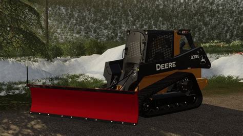 Skid Steer Snow Plow Mod Farming Simulator 2022 19 Mod