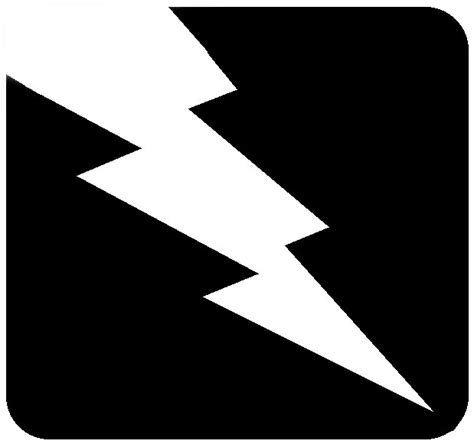 Black Lightning Bolt Logo Clipart Best