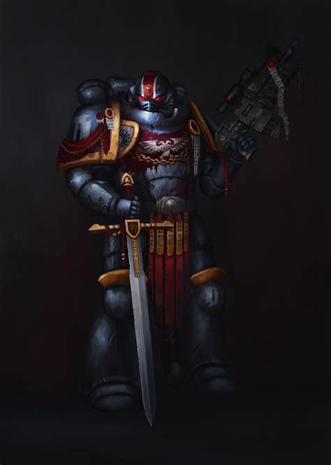 Adeptus Astartes Veteran Fan Art To Warhammer 40000 Dmitry