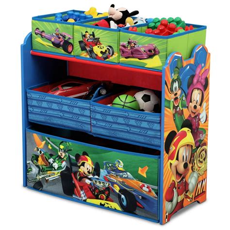Disney Mickey Mouse Multi Bin Toy Organizer By Delta Children Walmart