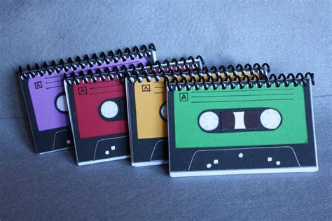 Cassette Tape Notebooks Cassette Tapes Tape Crafts Cassette