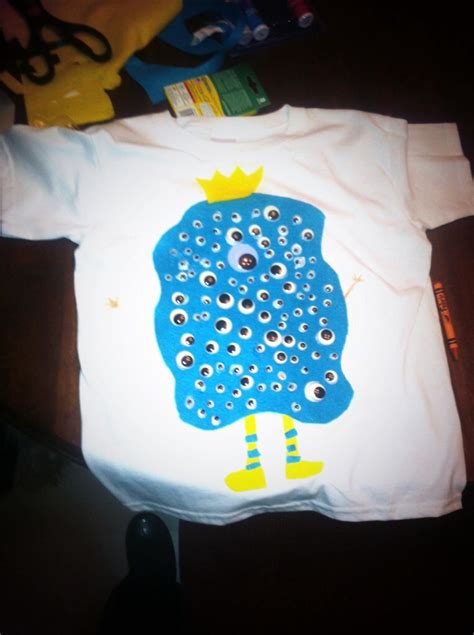 100 Eyed Monster Shirt Monster Shirts Crafty Craft Crafts