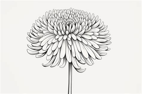 How To Draw A Chrysanthemum Yonderoo