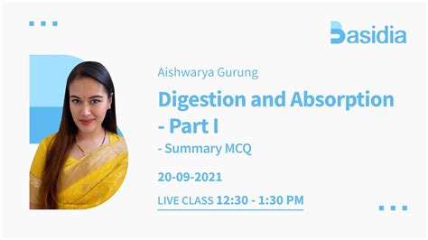 Digestion Absorption Part 1 NEET MCQ Discussion NEET Biology