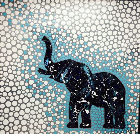 Elephant Dot Painting Paint Pinterest