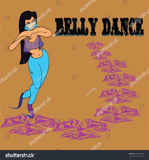 Belly Dance Girl Stock Vector Royalty Free 396766900 Shutterstock