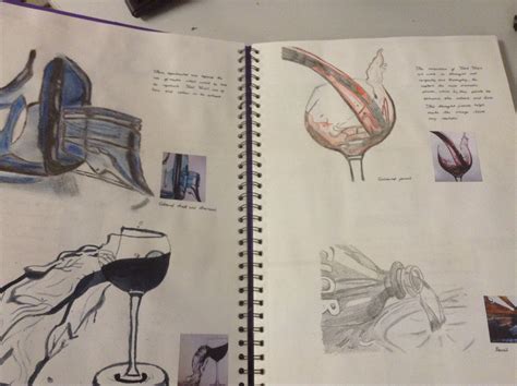 A Page Of Artist Copies Todd Ford Sketch Book Gcse Art Art
