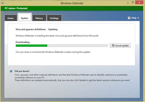 How To Update Windows Defender In Windows 8 Automaticmanual Windows