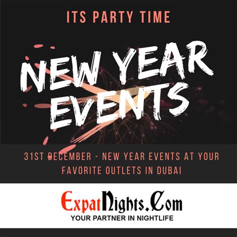 New Year Events In Dubai 2021 | Expat Nights in UAE | Expat Nights in ...