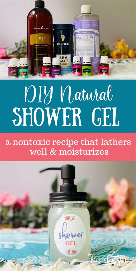 You Ll Love This Thick And Moisturizing Natural Shower Gel Recipe