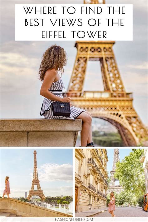 Best Views Of The Eiffel Tower Map Europe Travel Guide Paris