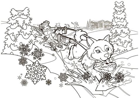 It is popular enough among our guests. A Trip with a Breeze | Coloring pages winter, Barbie ...