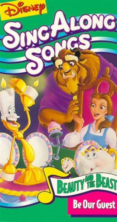 Disney S Sing Along Songs Be Our Guest Beauty And The Beast Vhs Video My XXX Hot Girl