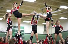 cheerleading county hs school high competition varsity ph fall columbia glenelg atholton performs howard md wednesday during