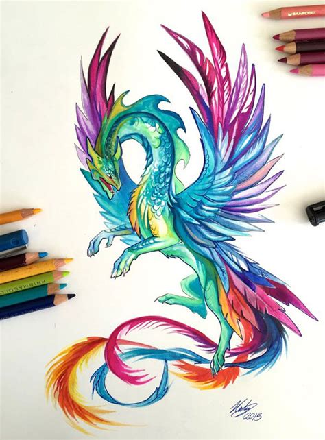 10+ cool dragon drawings for inspiration 2017. Wild Animal Spirits In Pencil And Marker Illustrations By ...