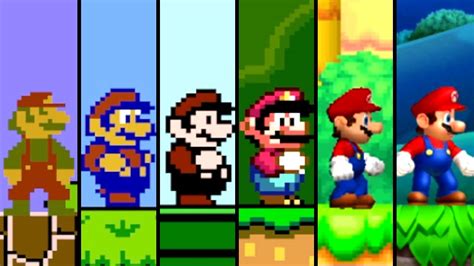 Evolution Of Mario In Super Mario Bros 1985 2022 Youtube