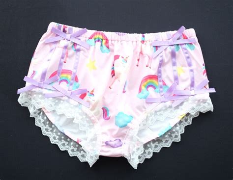 Ruby Victoria Bee Unicorns Rainbows Panties Knickers Size Lolita Sissy Ebay