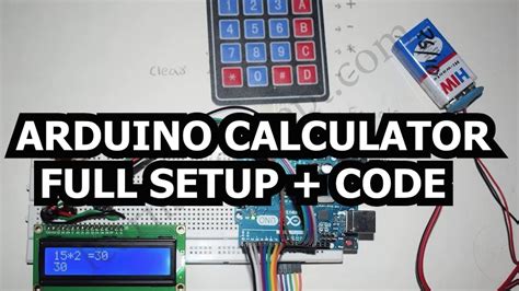 Arduino Calculator Using 4×4 Keypad And Lcd Full Setup Code