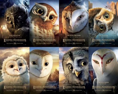 Legend of the guardians is anstar wars and the lord of the rings all mixed together into one huge cgi epic hit. The Goddess Touch: owls