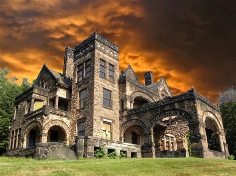 Sharon Pa Victorian Stone Mansion On The Hill This Mansi Flickr