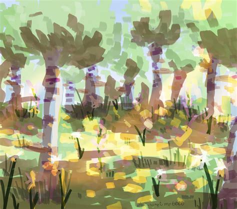 Redrawn The Birch Forest Concept Art Minecraft