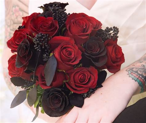 Another way that brides and grooms choose the color scheme and flowers is determined by the. 622 best Red Flower Arrangements & Bouquets images on ...