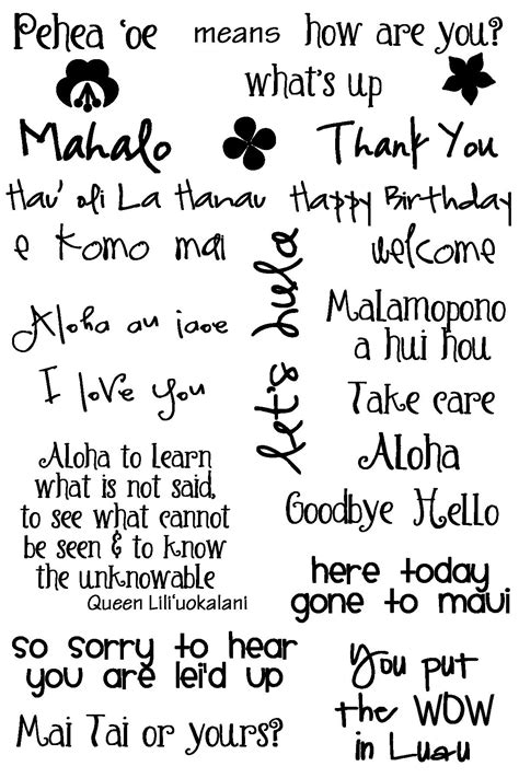 Hawaiian Phrases For The New Well Show You