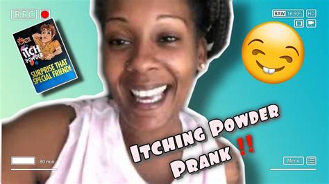 Itching Powder Prank Her Reaction Youtube