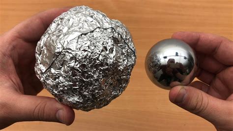 Polished Aluminium Foil Ball Cut In Half Atelier Yuwa Ciao Jp