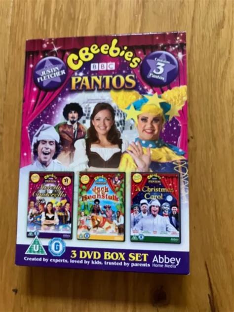 cbeebies panto box set strictly cinderella jack and the beanstalk a christmas £2 50 picclick uk