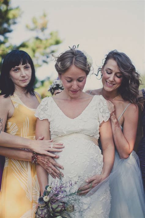 10 Expecting Brides Who Were Positively Glowing On Their Wedding Days