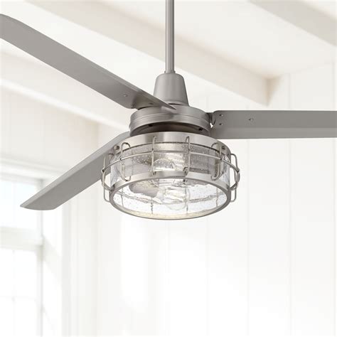 Ceiling fan with light for bedroom. 60" Casa Vieja Industrial Ceiling Fan with Light Kit LED ...