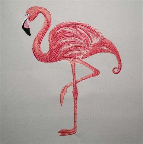 Embroidery Design Flamingo Embroidery Designs Machine Embroidery
