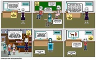Education comic strip Storyboard by 5919f74e