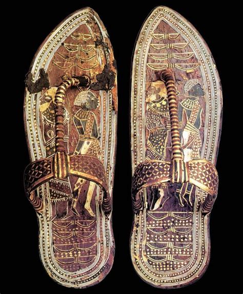 King Tutankhamun S Sandals Gold And Leather Egyptian Museum Cairo [3399x4120] Artefactporn