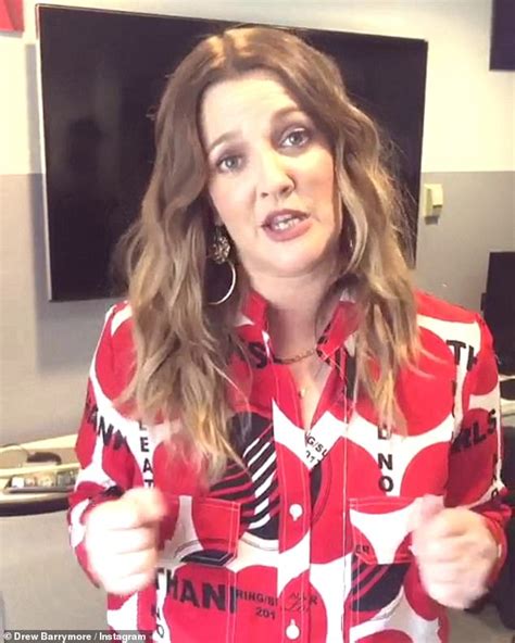 Drew Barrymore Makes A Style Statement While Promoting The