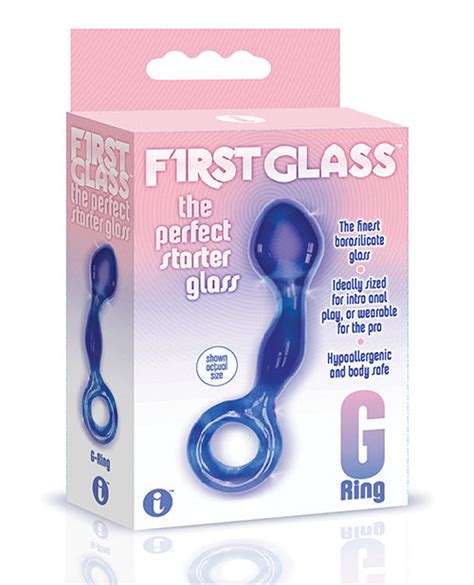 The 9s First Glass G Ring Anal And Pussy Stimulator