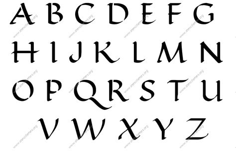 Decorative Writing Calligraphy Number Stencils 0 To 9 Stencil Letters Org