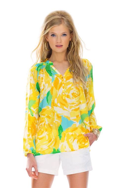 Lilly Pulitzer Elsa Top First Impression Clothes Women Fashion
