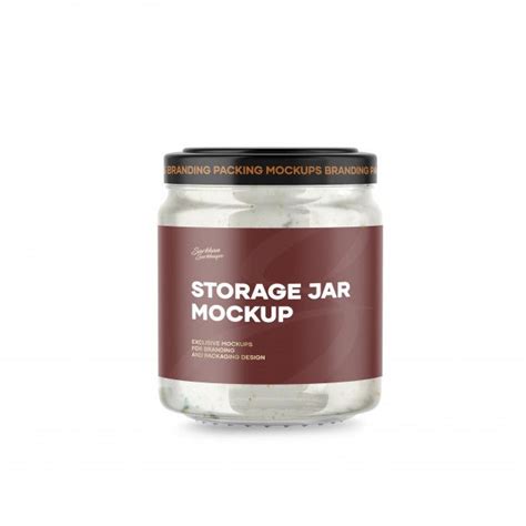 Download Storage Jar Mockup in 2020 | Jar storage, Jar, Mockup
