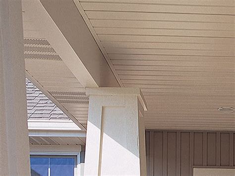 The norandex vinyl soffit and porch ceilings offer a low maintenance solution for under any details: Classic Beaded Vinyl Soffit & Porch Ceiling | Ply Gem