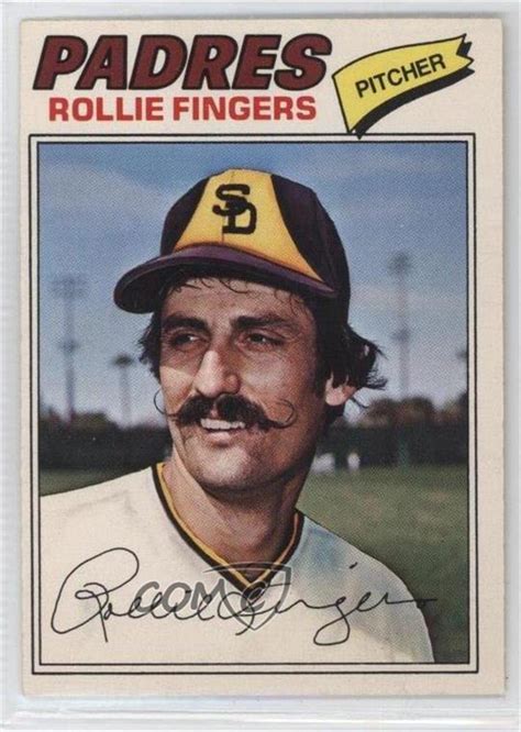 Rollie Fingers Baseball Card 1977 O Pee Chee Base 52