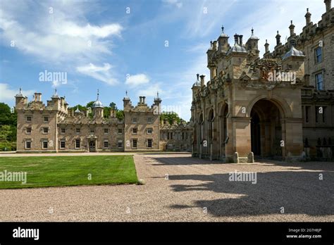 Floors Castle a stately home in the Scottish Borders described as a