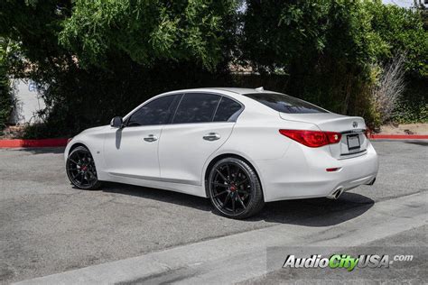 2015 Infiniti Q50 20 Autobahn Wheels Altenberg Gloss Black Rims