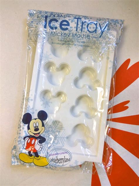 Japan Disney Mickey Mouse Ice Cube Tray Rack Ice Figure Mold Set