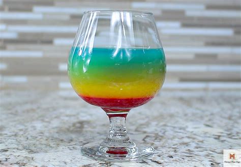 How To Make A Non Alcoholic Rainbow Drink To Impress Your Guests And