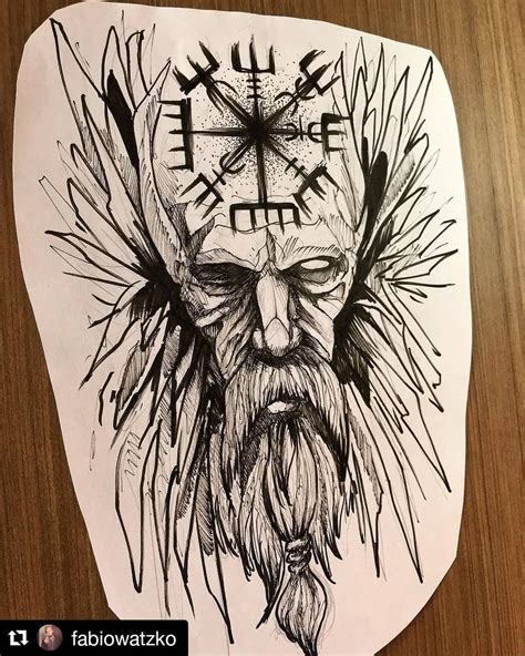 Best Viking Tattoo And Art On Instagram Tattoo Artist Ig 🇧🇷